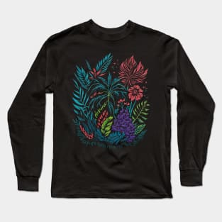 Exotic Flowers and Plants Long Sleeve T-Shirt